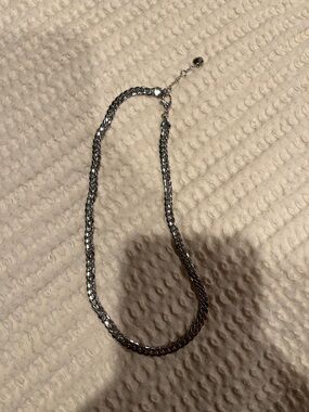 Silver Tone Chain Necklace - Classic Chunky Link- S chain-gorgeous -NWOT